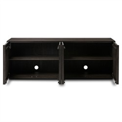 Lana Rustic Lodge Black Oak Wood Sideboard|
