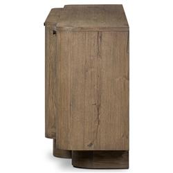 Caleb Rustic Lodge Brown Oak Media Console - 85"|