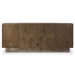 Caleb Rustic Lodge Brown Oak Media Console - 85"|
