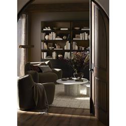 Clarence Rustic Lodge Black Oak Bookcase|
