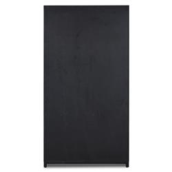 Clarence Rustic Lodge Black Oak Bookcase|