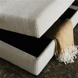 Wil Cream Performance 2-Piece Sleeper Sectional - Left Chaise - 126"|