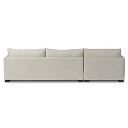 Wil Cream Performance 2-Piece Sleeper Sectional - Left Chaise - 126"|