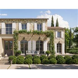 Amelia French Green Botanical Indoor Outdoor Throw Pillow - 20x20|