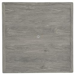 Mavis Coastal Beach Grey Aluminum Square Outdoor Dining Table - 44"|