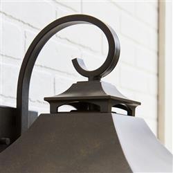 Visual Comfort Studio Galena Sable Lantern Sconce - Small|