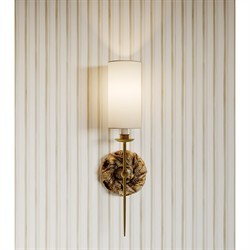Domonique French Country Antique Gold Wallchiere Single Sconce|