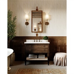 Domonique French Country Antique Gold Wallchiere Single Sconce|