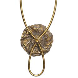 Domonique French Country Antique Gold Wallchiere Double Sconce|