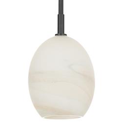 Artemis Modern Glass Shade Oil Rubbed Bronze Single Pendant|