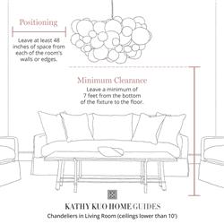 Artemis Glass Shade Natural Brass Sputnik Chandelier|