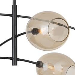 Artemis Glass Shade Oil Rubbed Bronze Sputnik Chandelier|