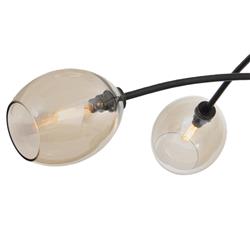 Artemis Glass Shade Oil Rubbed Bronze Sputnik Chandelier|