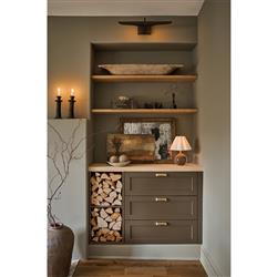 Giorgio French Country Green Scalloped Linen Shade Crystal Mini Table Lamp|