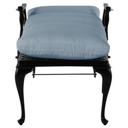 Provance Blue Sunbrella Earth Black Outdoor Chaise Lounge|