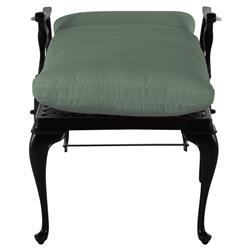 Provance Green Sunbrella Earth Black Outdoor Chaise Lounge|