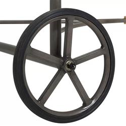 Roma Blue Sunbrella Slate Grey Aluminum Outdoor Chaise Lounge|