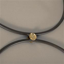 Roma Beige Sunbrella Slate Grey Aluminum Outdoor Chaise Lounge|