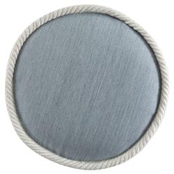 Averie Modern Classic Blue Indoor Outdoor Bolster Pillow - 8x25|