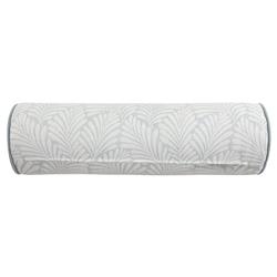 Finn French Light Blue Botanical Indoor Outdoor Bolster Pillow - 8x25|