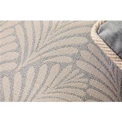 Finn French Light Blue Botanical Indoor Outdoor Throw Pillow - 20x20|