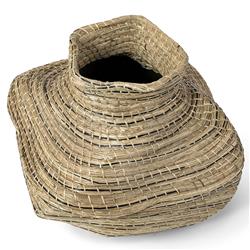 Palecek Santa Fe Coastal Beach Natural Seagrass Floor Basket - Short|