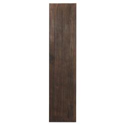 Marcella Rustic Lodge Distressed Iron Brown Oak Wood Bookcase|