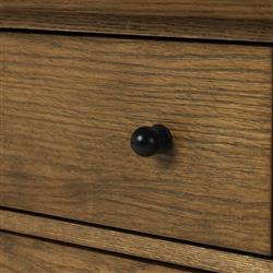 Gavin Rustic Brown Oak Rectangular Kitchen Island - 60"|