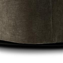 Camellia Malmo Olive Velvet Swivel Chair|