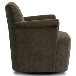 Camellia Malmo Olive Velvet Swivel Chair|
