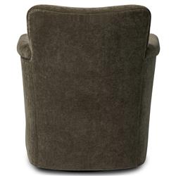 Camellia Malmo Olive Velvet Swivel Chair|