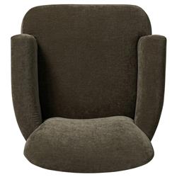 Camellia Malmo Olive Velvet Swivel Chair|