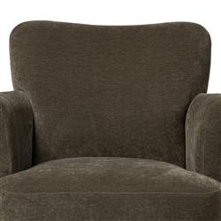 Camellia Malmo Olive Velvet Swivel Chair|