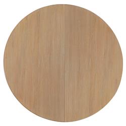 Xavier Modern Classic Brown Oak Round Extendable Dining Table - 54-72"|