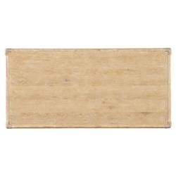 Nigel Coastal Beach Light Oak Rectangular Storage Coffee Table|
