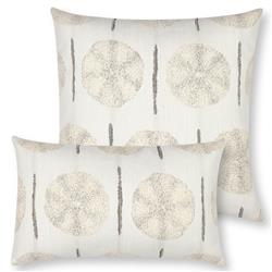Solstice Coastal Beach Sand Indoor Outdoor Throw Pillow - 20x20|