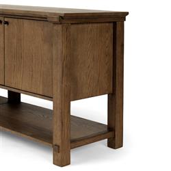 Gavin Rustic Lodge Tan Oak Rectangular Sideboard|