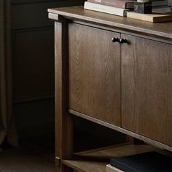 Gavin Rustic Lodge Tan Oak Rectangular Sideboard|