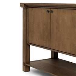 Gavin Rustic Lodge Tan Oak Rectangular Sideboard|