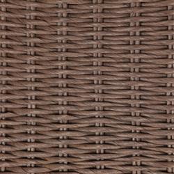 Ivanna Coastal Beach Tan Brown Woven Stained Teak Outdoor Chaise|