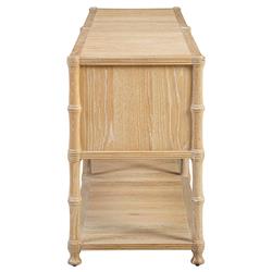 Reed Coastal Beach Brown Oak Sideboard|