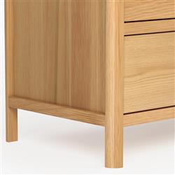 Abdiel Modern Classic Oak Wood Double Dresser|