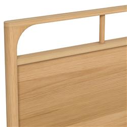 Abdiel Modern Classic Oak Wood Bed - Queen|