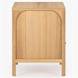 Abdiel Modern Classic Oak Wood Nightstand|
