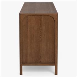 Abdiel Modern Classic Walnut Oak Wood Sideboard|