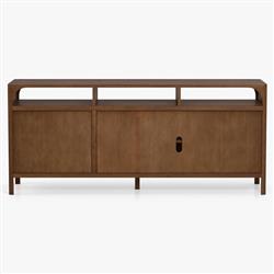 Abdiel Modern Classic Walnut Oak Wood Sideboard|