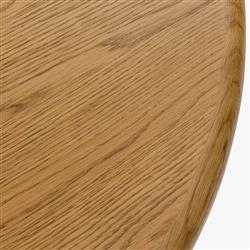 Arley Modern Classic Oak Wood Round Coffee Table|