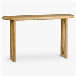 Arley Modern Classic Oak Wood Console Table|