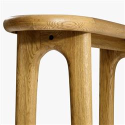 Arley Modern Classic Oak Wood Console Table|