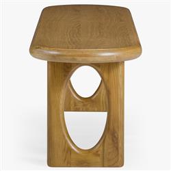 Arley Modern Classic Oak Wood Dining Bench|